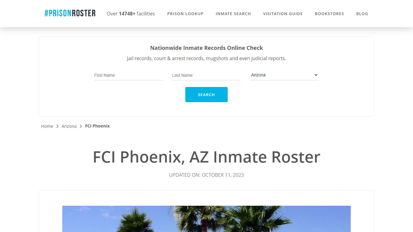 FCI Phoenix, AZ Inmate Roster - Prisonroster